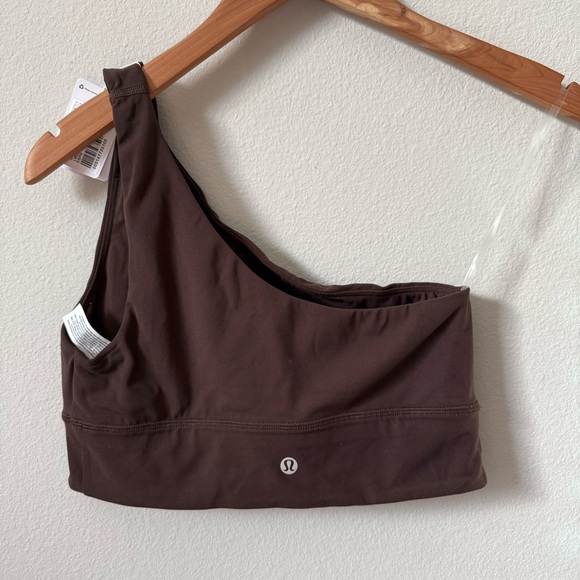 NWT Lululemon Align Asymmetrical Bra *Light Support, A/B Cup Espresso Size 10 - Picture 2 of 10